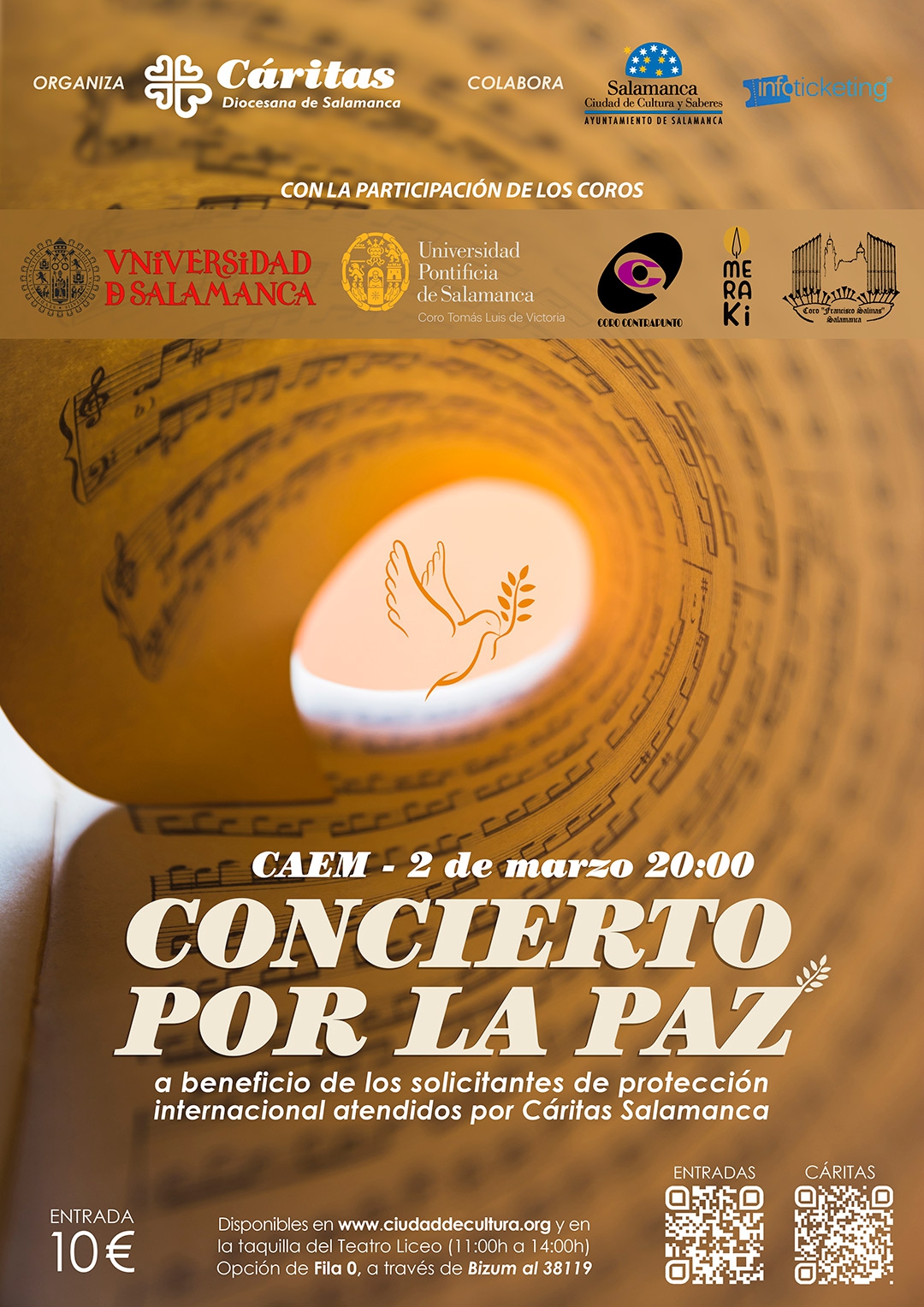 Concierto Por La Paz Programaci N Fundaci N Salamanca Ciudad De